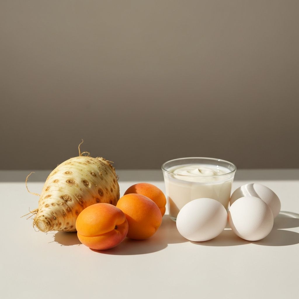 Root vegetables and fruits